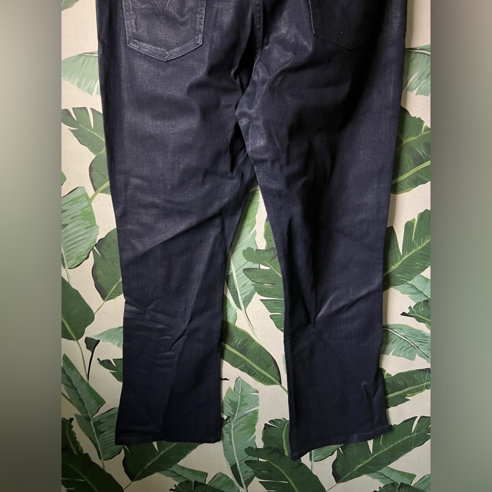 Levi’s Mid Rise Bootcut Skinny Dark Wash Shine Jeans Womens 14 M NWT - Picture 12 of 13